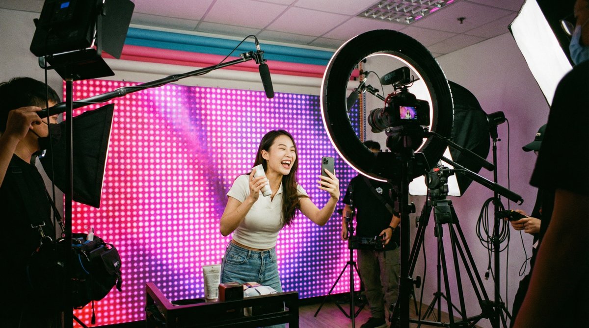 网红主播短视频创作