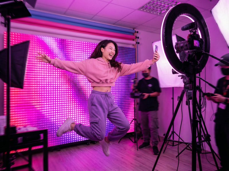 网红主播短视频舞蹈演示