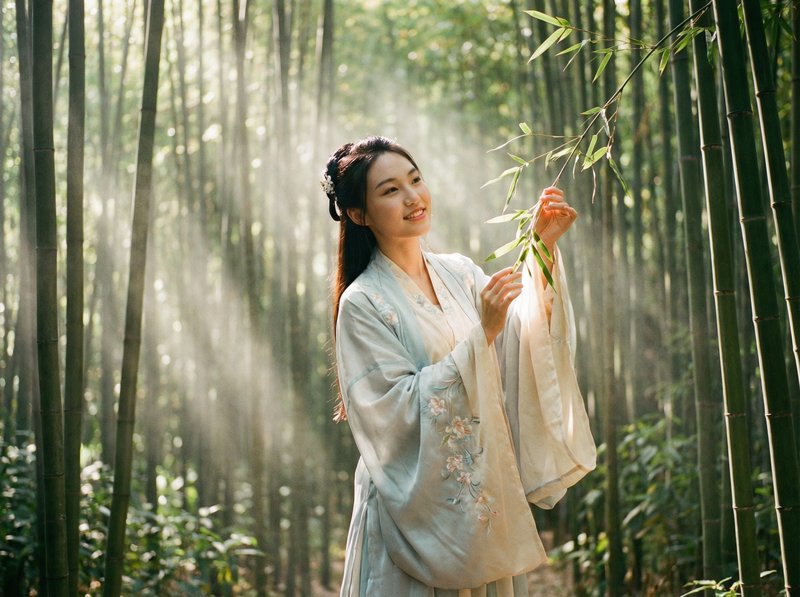 网红主播古风汉服写真