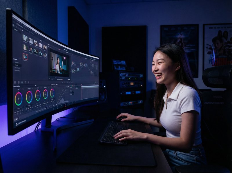 网红主播精选传媒后期调色传媒演示